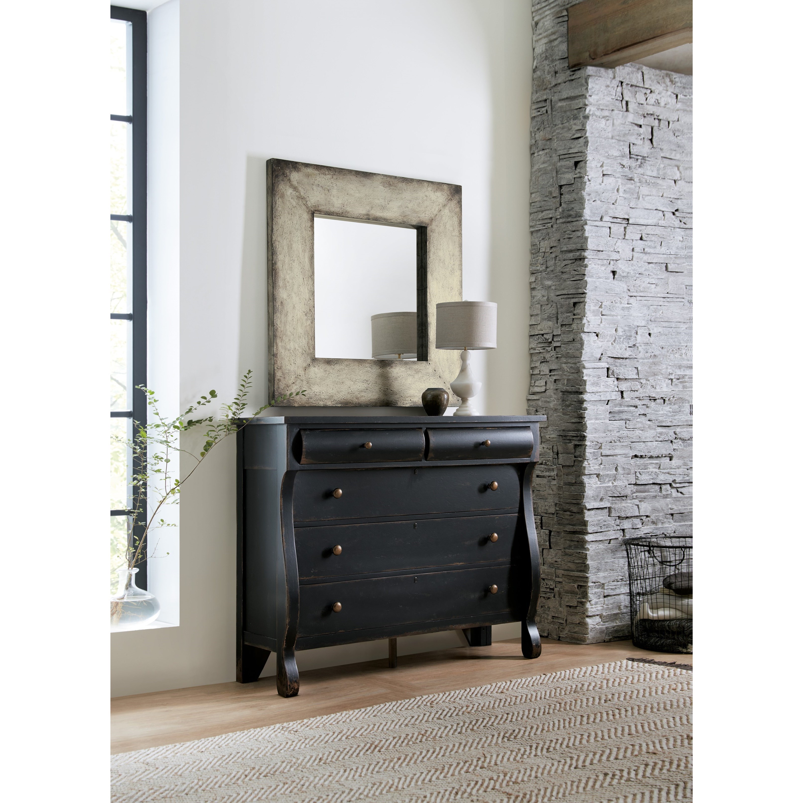 Black cheap bureau dresser